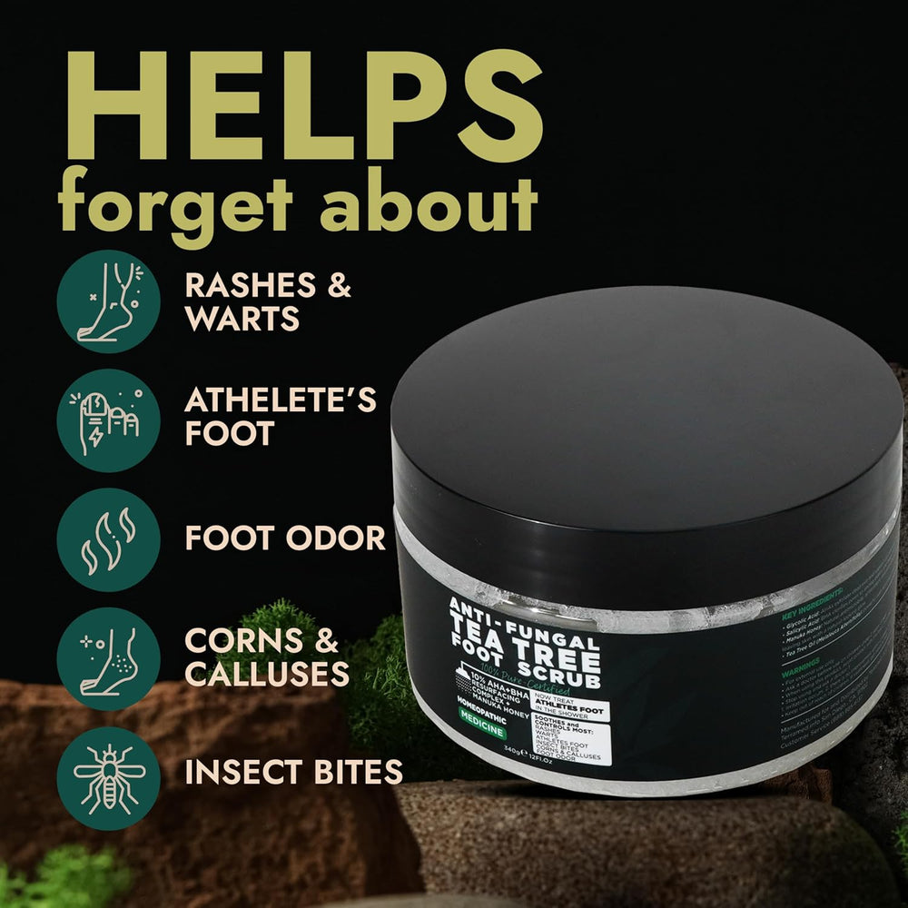 Foot Scrub with Tea Tree Oil