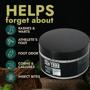Foot Scrub with Tea Tree Oil