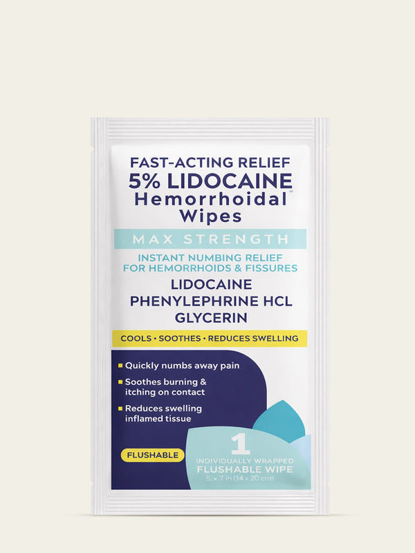 Hemorrhoid Relief Wipes