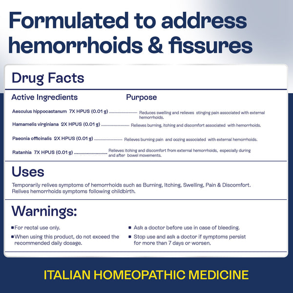 Hemorrhoid Cream | Fast Relief for Pain, Itching & Discomfort