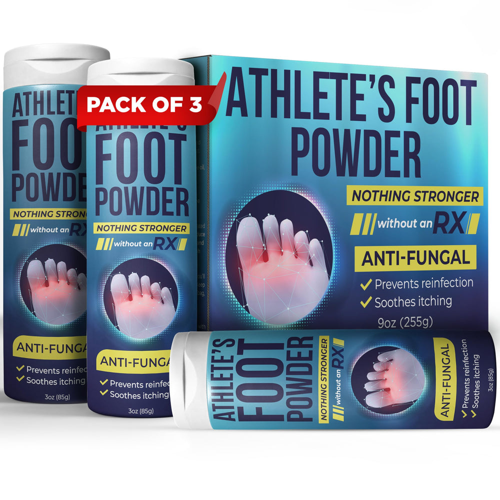 Athlete’s Foot Powder with Miconazole Nitrate 2% & Tea Tree Oil