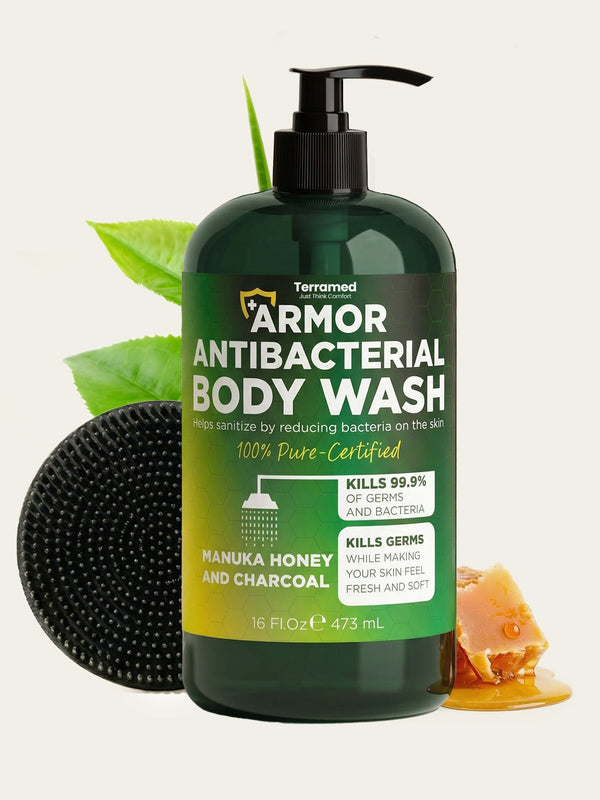 Antibacterial Body Wash + Scrubber