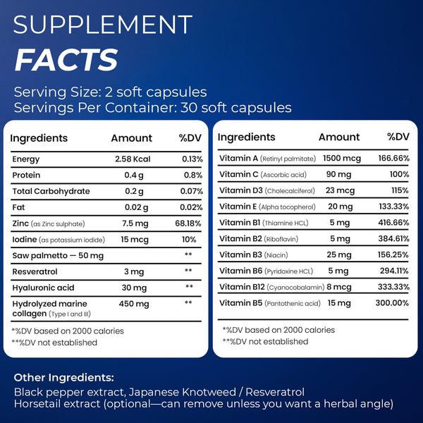 Hair Growth Vitamins Men