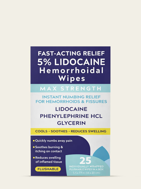 Hemorrhoid Relief Wipes