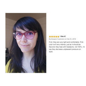 Terramed Audrey Unisex Glasses for Migraine Relief and Light Sensitivity Relief - Terramed.info