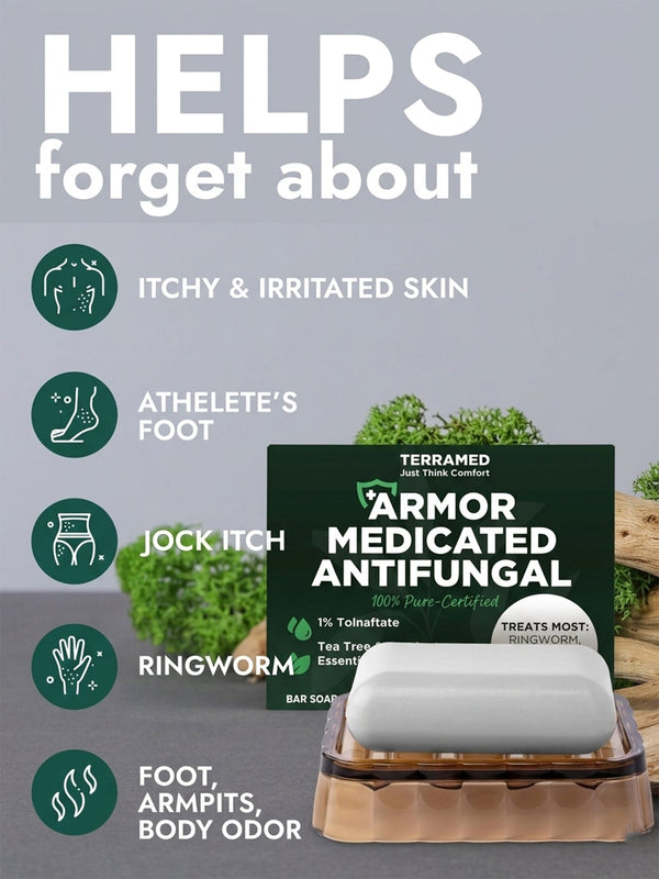 Antifungal Soap + Scrubber