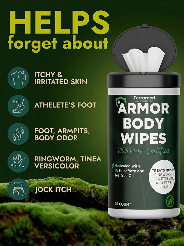 Antifungal Body Wipes - 2 pack