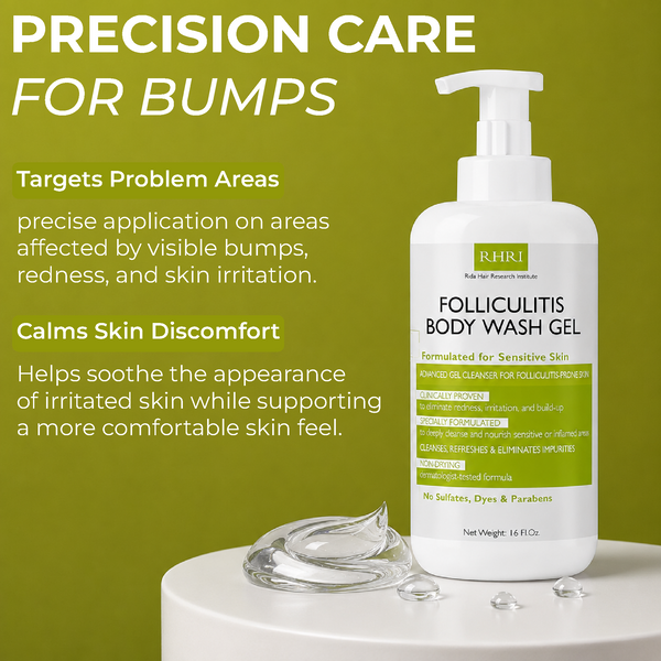 Folliculitis body wash gel