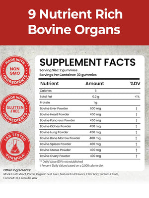 Beef Organ Gummies