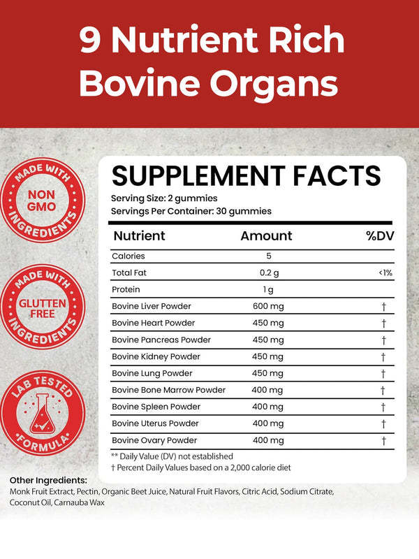 Beef Organ Gummies