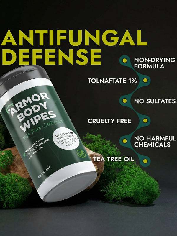 Antifungal Body Wipes - 2 pack