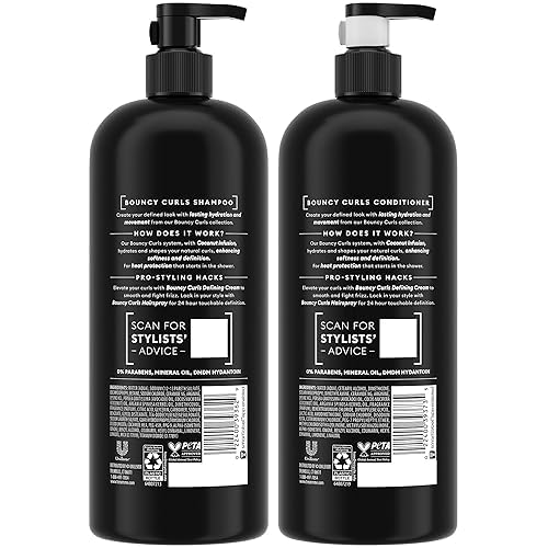 Curly Hair Shampoo and Conditioner Set