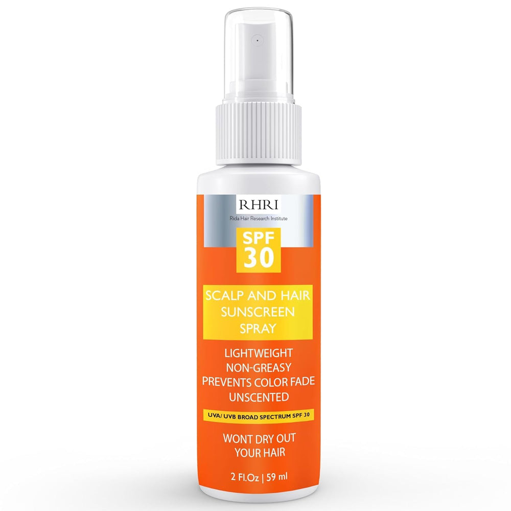 Premium SPF 30 Hair Sunscreen Spray | Non-Greasy UV Protection for Hair and Scalp | Prevents Color Fade and Dryness | Travel-Size UV Protection | Beach Sun Block | Scalp Sunscreen 2 oz 59 ml