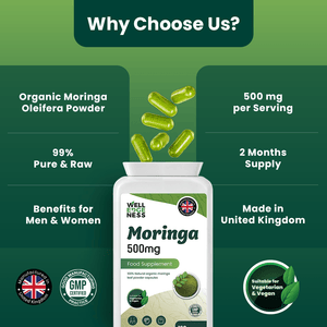 Organic Moringa Capsules 500mg