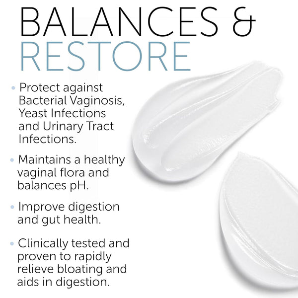 Vaginal Probiotic Gel | Yeast Infection & BV Treatment for Women | for Vaginal Odor Elimination & Vaginal Health | Probiotic Formula, Balance Active pH, Prevent Infections | 10 Pre-Filled Applicators