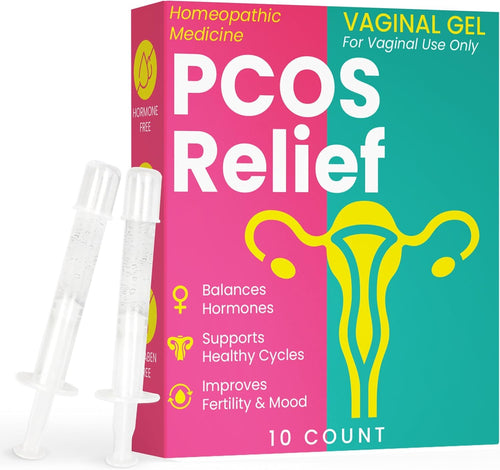 PCOS Support for Fertility & Cycle Health | Hormone Balance for Women | Helps with Irregular Cycles, Vaginal Dryness, Pelvic Discomfort & Mood Swings | Includes 10 Pre-Filled Applicators (Pack of 2)