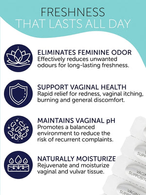 Vaginal Odor Eliminating Suppositories
