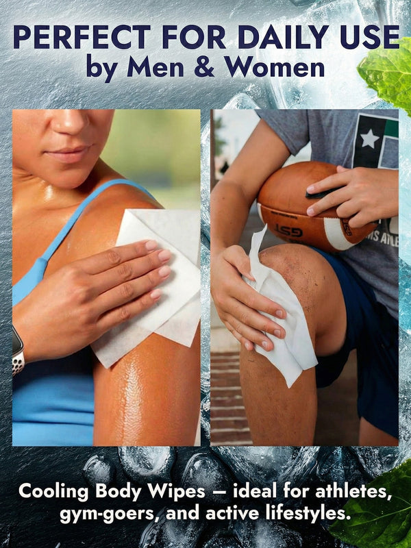 Cooling Antifungal Body Wipes - 2 Pack
