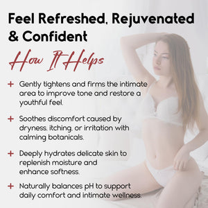 Pharmlitalia Vag Tightening Gel for Intimate Hydration & Rejuvenation - Natural Tightening Support for Vag Health - Feminine Care Gel for Dryness, Firmness & Moisture Balance