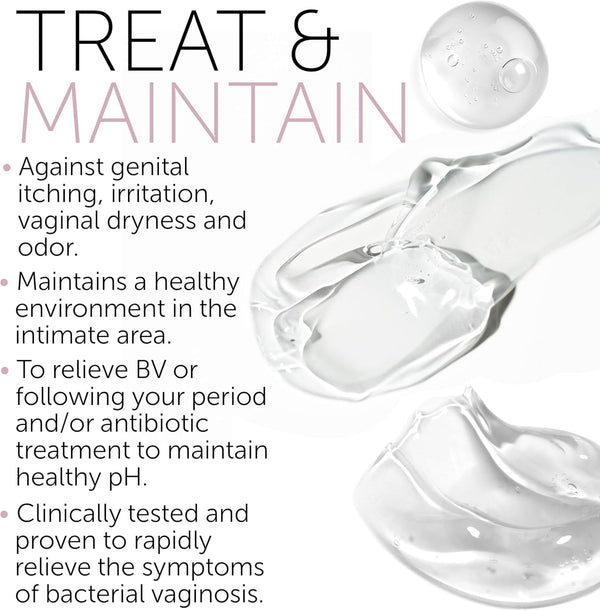 Terramed Just Think Comfort Bacterial Vaginosis Treatment - Natural Vaginal Prefilled Homeopathic Applicators for Odor, Discharge, Itching, Vaginal Microbiota Imbalance and Discomfort (Pack of 2)