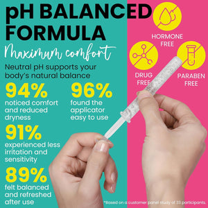 PCOS Support for Fertility & Cycle Health | Hormone Balance for Women | Helps with Irregular Cycles, Vaginal Dryness, Pelvic Discomfort & Mood Swings | Includes 10 Pre-Filled Applicators (Pack of 2)