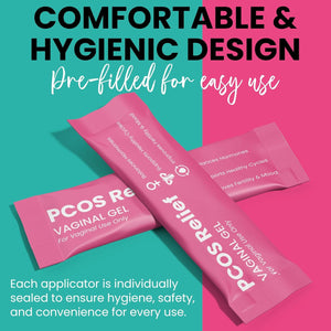 PCOS Support for Fertility & Cycle Health | Hormone Balance for Women | Helps with Irregular Cycles, Vaginal Dryness, Pelvic Discomfort & Mood Swings | Includes 10 Pre-Filled Applicators (Pack of 2)