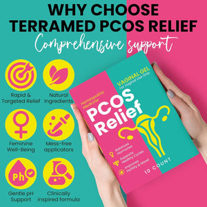 PCOS Support for Fertility & Cycle Health | Hormone Balance for Women | Helps with Irregular Cycles, Vaginal Dryness, Pelvic Discomfort & Mood Swings | Includes 10 Pre-Filled Applicators (Pack of 2)