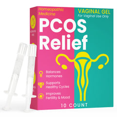 PCOS Support for Fertility & Cycle Health | Hormone Balance for Women | Helps with Irregular Cycles, Vaginal Dryness, Pelvic Discomfort & Mood Swings | Includes 10 Pre-Filled Applicators