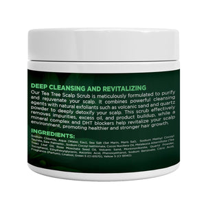 Tea Tree Scalp Scrub for Itchy & Dry Scalp