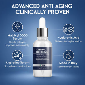 Anti Wrinkle Matrixyl 3000 Hyaluronic Acid Serum for Face | Collagen Serum | Anti-Aging & Hydrating for Deep Wrinkle Repair | Face Tightening & Firming Serum for Fine Lines & Forehead Wrinkles