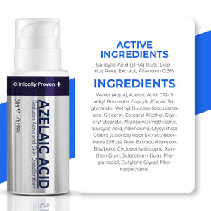 Azelaic Acid 15 Acne Cream for Face