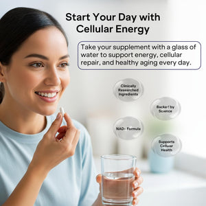 NAD+ Capsules Resveratrol - Liposomal Nicotinamide Riboside, Quercetin, Vitamin B3 NAD+ Supplement for Women and Men - Anti-Aging, Boost Focus and Energy - Cell Regeneration Supplement 120 Capsules