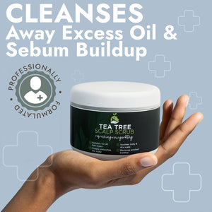 Tea Tree Scalp Scrub for Itchy & Dry Scalp