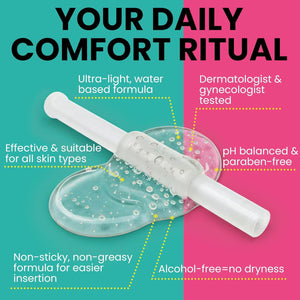 PCOS Support for Fertility & Cycle Health | Hormone Balance for Women | Helps with Irregular Cycles, Vaginal Dryness, Pelvic Discomfort & Mood Swings | Includes 10 Pre-Filled Applicators (Pack of 2)