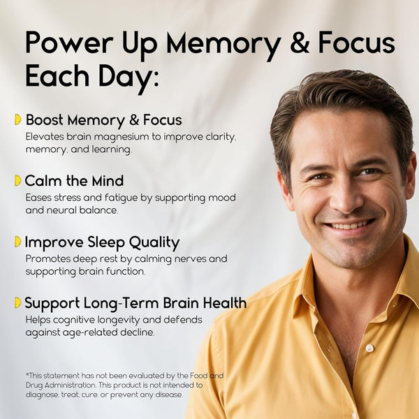 Magnesium L-Threonate Gummies for Adults & Kids 2000mg – Brain Supplements for Memory and Focus - Calm Magnesium Gummies for Improved Sleep and Healthy Mind