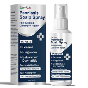 Pharmlitalia Psoriasis Shampoo for Dry & Itchy Scalp with Salicylic Acid 3% - Psoriasis Scalp Treatment for Eczema Relief, Seborrheic Dermatitis, Ringworm & Folliculitis