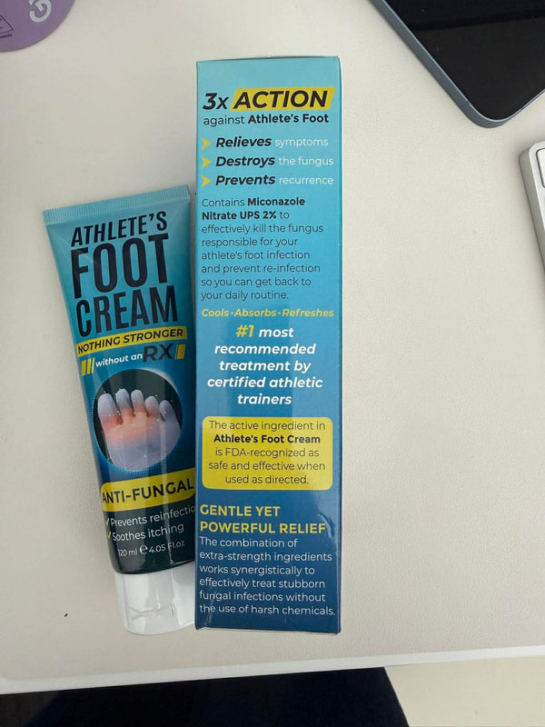 Terramed Just Think Comfort Athlete’s Foot Treatment with Tea Tree Oil | Antifungal Treatment for Athlete’s Foot, Jock Itch, Ringworm