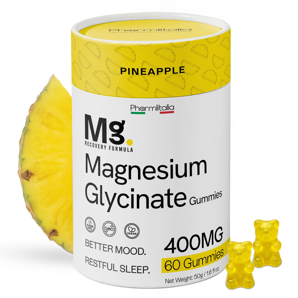 Magnesium Glycinate & Pure Himalayan Shilajit Gummies Bundle – Sleep, Muscle Recovery & Energy – High Absorption Magnesium 400mg + Gold Shilajit with Ashwagandha for Strength & Vitality – 2 x 60 Count