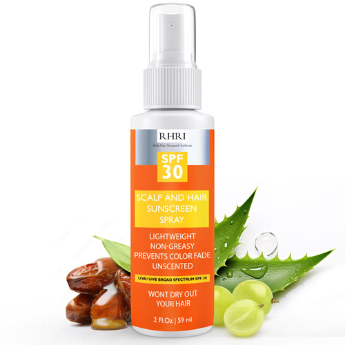 Premium SPF 30 Hair Sunscreen Spray | Non-Greasy UV Protection for Hair and Scalp | Prevents Color Fade and Dryness | Travel-Size UV Protection | Beach Sun Block 2 oz 59 ml (Pack of 2)