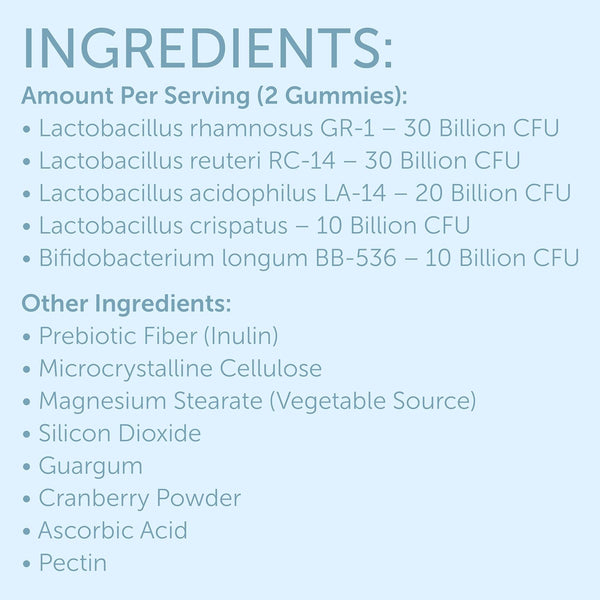 Vaginal Probiotics pH Balance Gummies