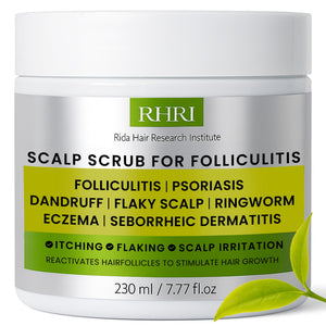 Folliculitis Shampoo | Antifungal Shampoo for Seborrheic Dermatitis, Scalp Psoriasis & Dandruff | Soothes Itchy, Dry Scalp | Cleanses, Exfoliates & Removes Build-Up | Reactivates Hair Follicles