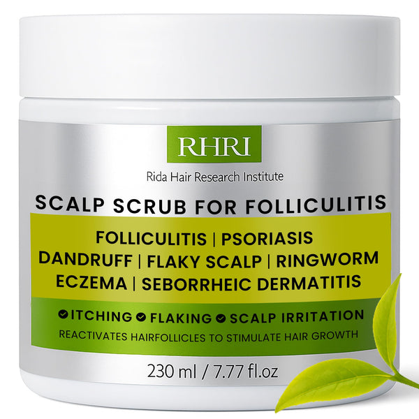 Folliculitis Shampoo | Antifungal Shampoo for Seborrheic Dermatitis, Scalp Psoriasis & Dandruff | Soothes Itchy, Dry Scalp | Cleanses, Exfoliates & Removes Build-Up | Reactivates Hair Follicles