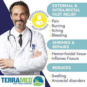 Hemorrhoid Treatment | Hemorrhoid & Fissure Ointment | 7 Pre-Filled Applicators | Fast & Effective | Hemorrhoids Treatment for Relief of Pain, Swelling, Discomfort & Itching