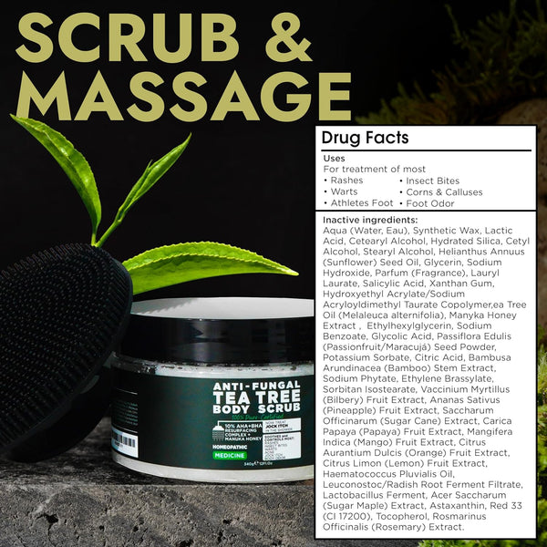 Foot Scrub with Tea Tree Oil