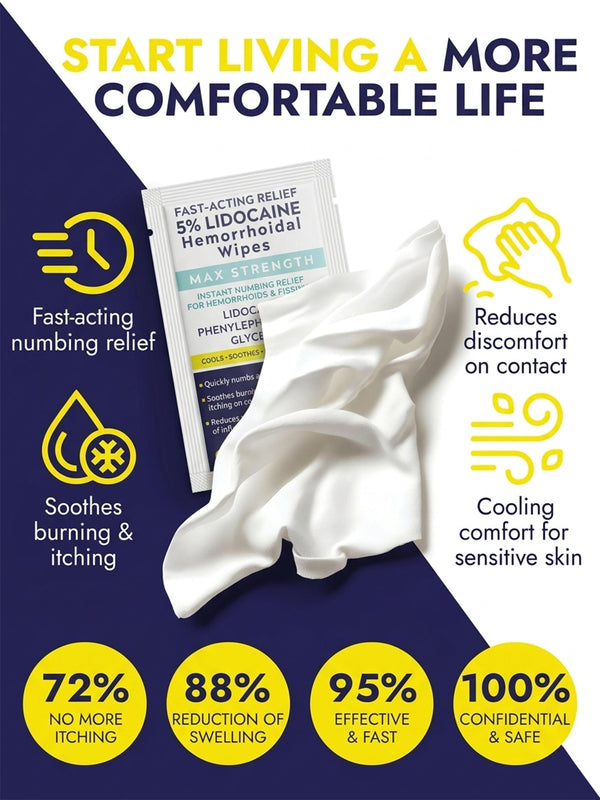 Hemorrhoid Relief Wipes