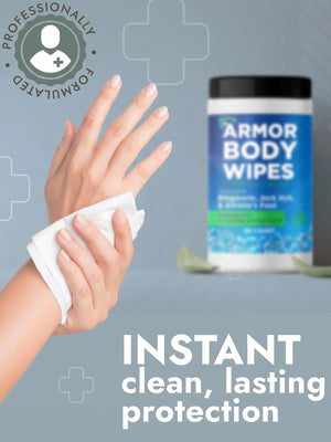 Cooling Antifungal Body Wipes - 2 Pack