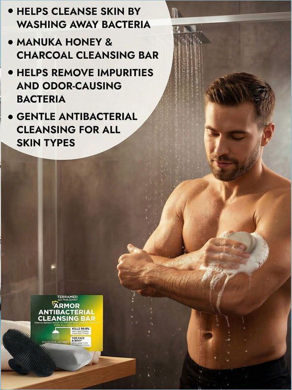 Antibacterial Soap +Scrubber