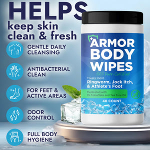 Body wipes for men and women