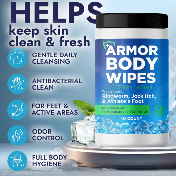 Body wipes for men and women