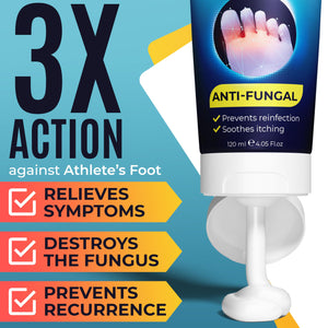 Terramed Just Think Comfort Athlete’s Foot Treatment with Tea Tree Oil | Antifungal Treatment for Athlete’s Foot, Jock Itch, Ringworm